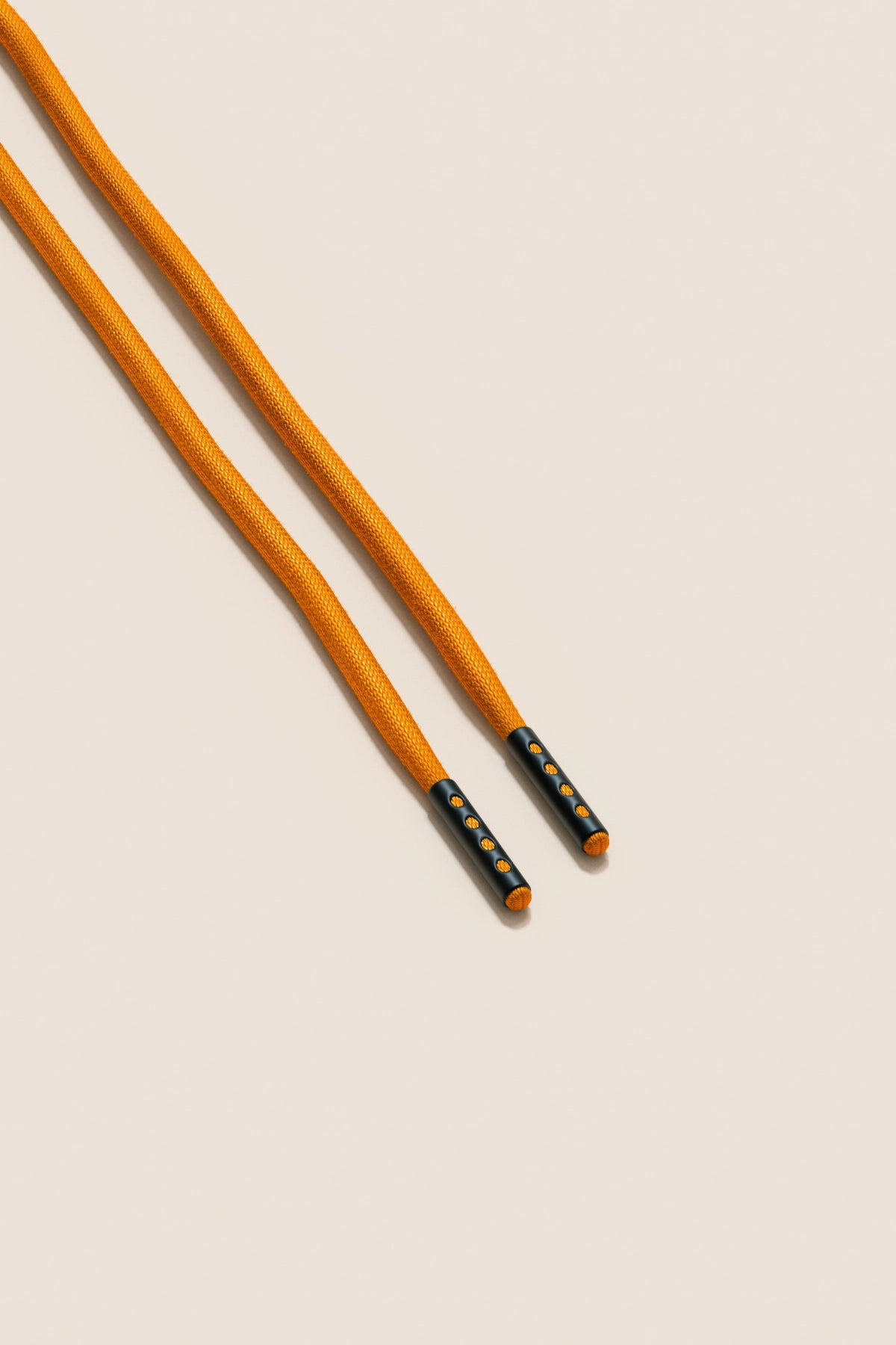 Senkels Buckthorn 4mm Round Waxed Shoelaces with Black Matte Aglets